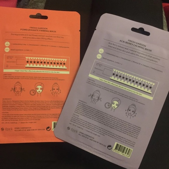 Fresh Garden Face Masks - Picture 2 of 2